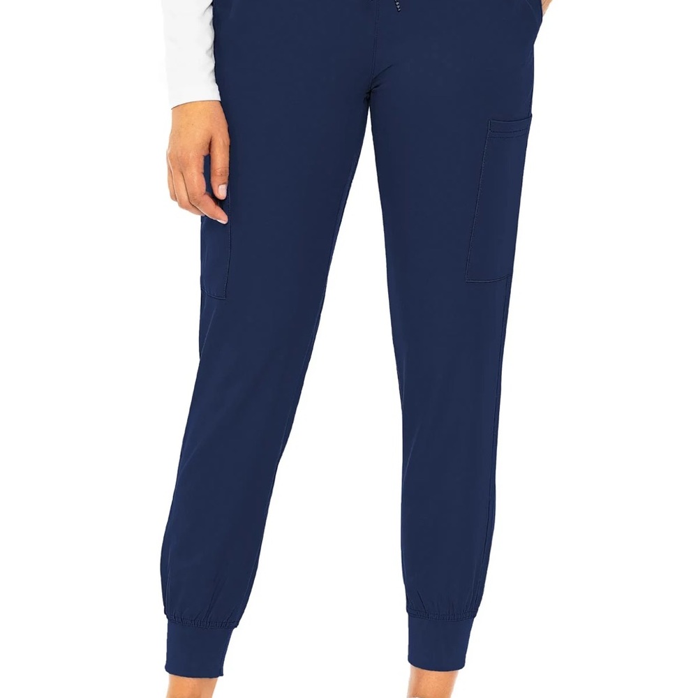Navy Blue Women's Jogger Scrub Pants